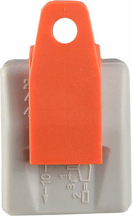 Фіксатор клеми DF-221 універсальний, АСКО-УКРЕМ, компактні безгвинтові клеми, фото 3