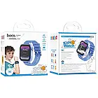 Смарт-годинник Hoco Y101 Blue 4G children smart watch, фото 6