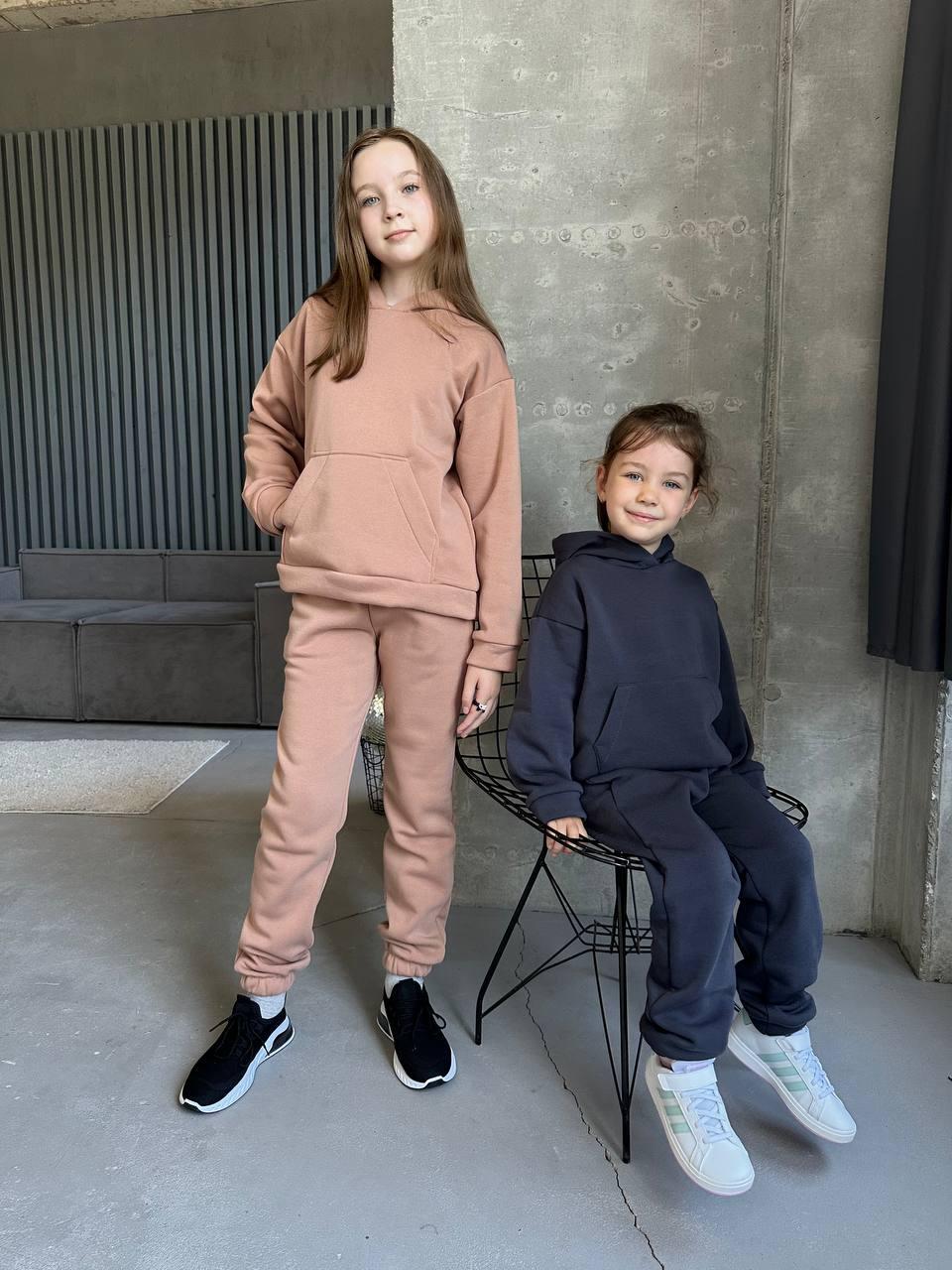 Підлітковий теплий спортивний костюм унісекс, фото 1