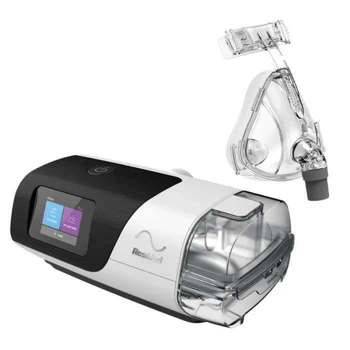 Авто CPAP апарат ResMed AirSense 11 із зволожувачем + маска розмір L, (055009)