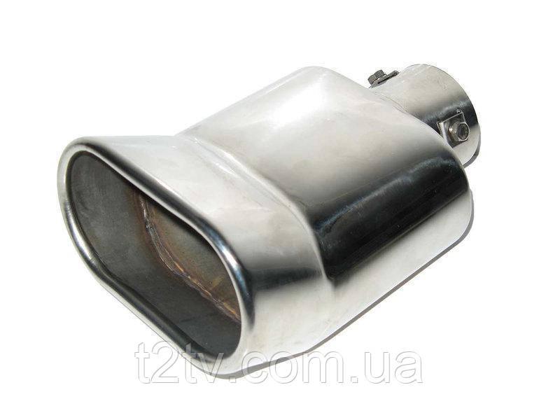 Насадка на глушник 0364 d-62мм нержавіюча сталь, фото 1