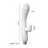 Вібратор зі стимуляцією клітора вакуумно-хвильовий стимулятор Vibrator Lilo білого кольору, фото 3