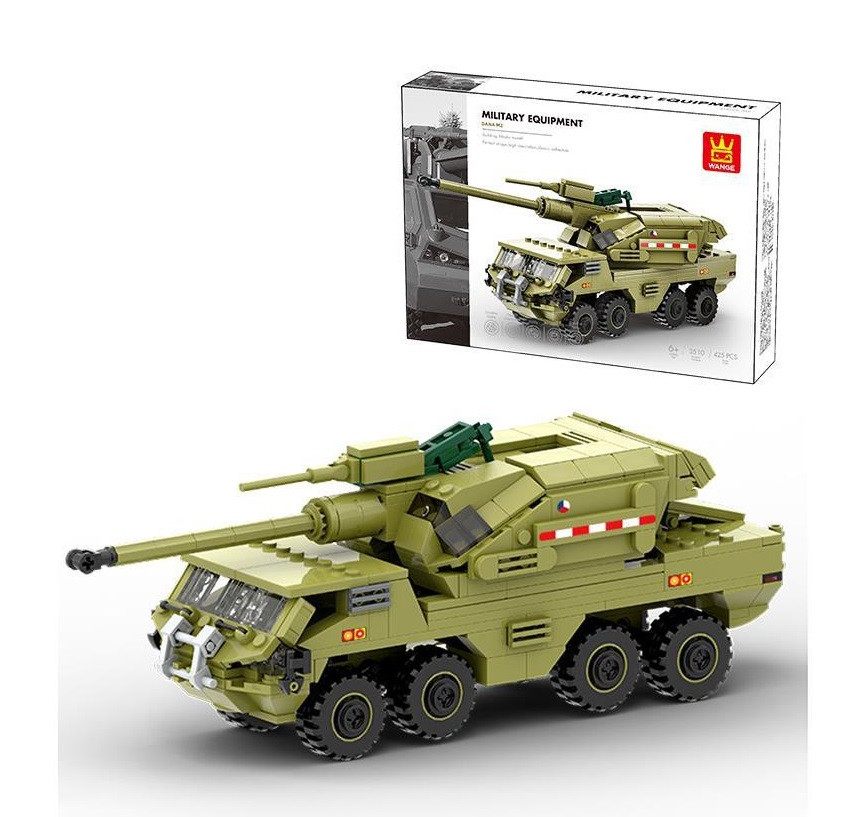 Конструктор 152-мм самохідна гармата-гаубиця vz.77 «Дана» DANA-M2 для фігурок лего lego