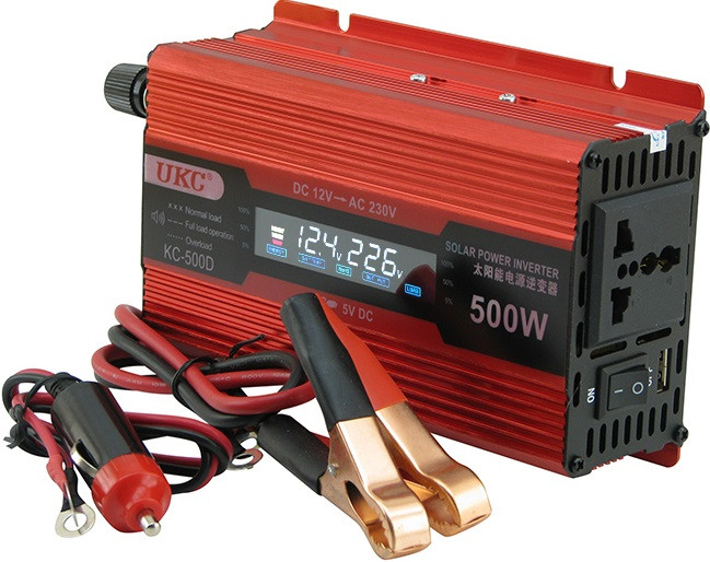 UKC 500W KC-500D Перетворювач струму AC/DC з LCD дисплеєм, фото 1