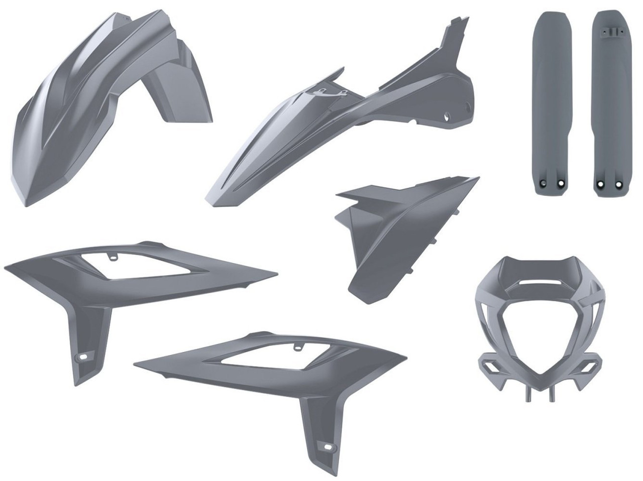 Пластиковий комплект Polisport Enduro Kit - Beta (20-) [Nardo Grey], Beta
