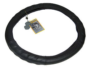 Обплетення шкіра 250 BK L чорна перфорування під пальці