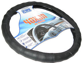 Обплетення шкіра 09NR013AL чорна пресована