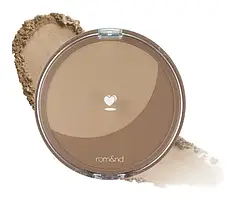 Двоколірний бронзер для обличчя Rom&Nd Better Than Shape 02 WALNUT GRAIN 9,5 г