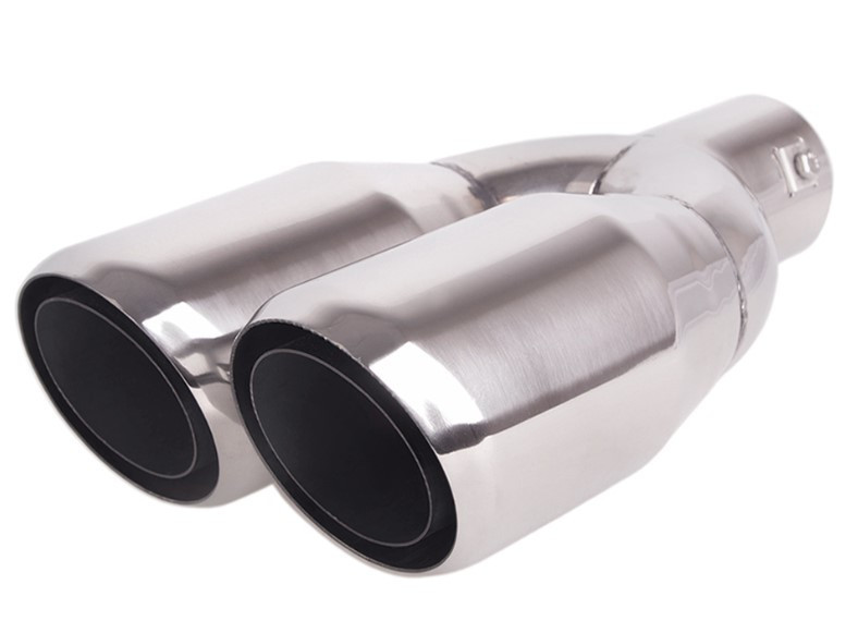 Насадка на глушник 0243 d-2.5" нержавіюча сталь, фото 1