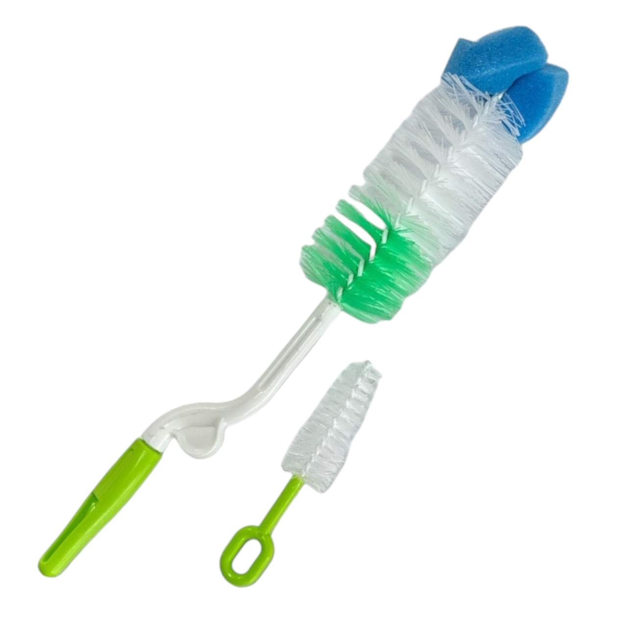 Щітки для пляшок №316-2 з губкою (2шт) 32см/12,5см в асорт. 1/12шт (300)