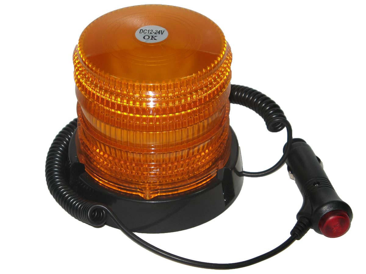 Мигалка LP-12240 PULSO жовта світлодіодна 12-24v/7.2w/36SMD-5050 у прикур/викл, фото 1