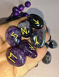 Руни з натуральних каменів (аметиста) від студії www.LadyStyle.Biz, фото 2