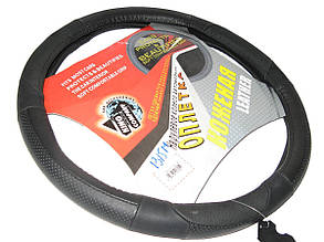 Обплетення шкіра 1315-S black чорна/перфоровані вставки