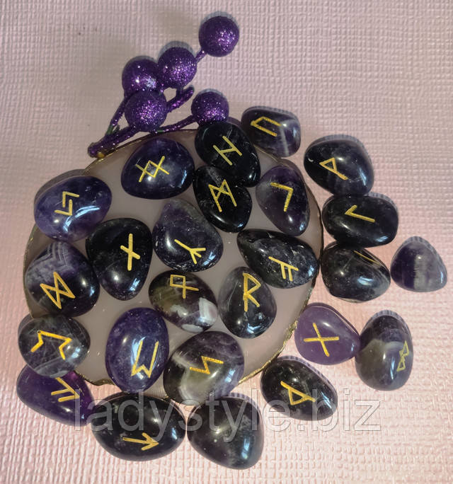 руны из натуральных камней гадание сувенир подарок карты таро набор для предсказаний