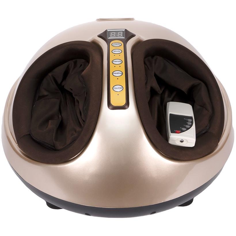 Масажер для стоп ніг роликовий компресійний з прогріванням на пульті управління Працює від мережі 220W, фото 1