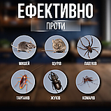 Відлякувач мишей електронний в розетку від щурів гризунів електромагнітний в розетку в квартирі Riddex (3009), фото 4