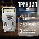 Відлякувач мишей електронний в розетку від щурів гризунів електромагнітний в розетку в квартирі Riddex (3009), фото 2