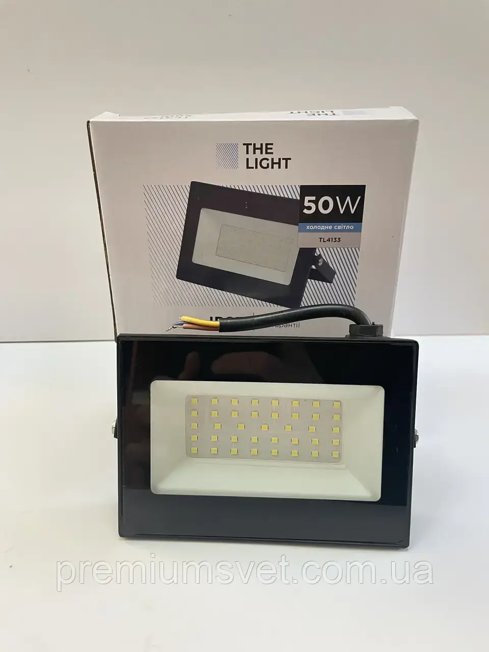 Прожектор LED 50Вт чорний THE LIGHT TL 4133