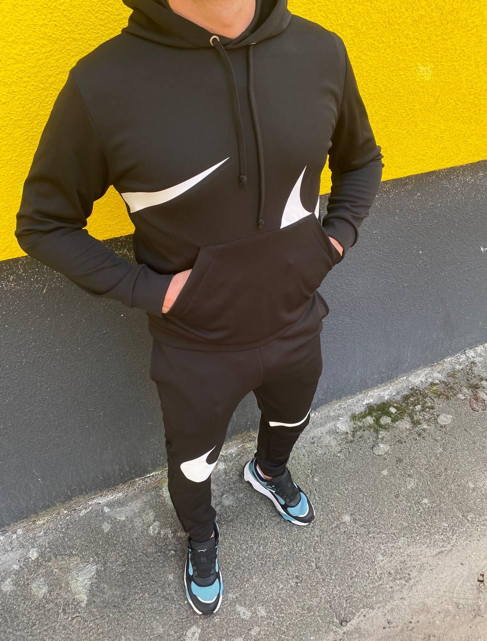 Спортивний чоловічий костюм Nike Big Swoosh + футболка