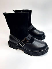 Черевики для дівчинки WeeStep 578666226 ВК чорні р.33