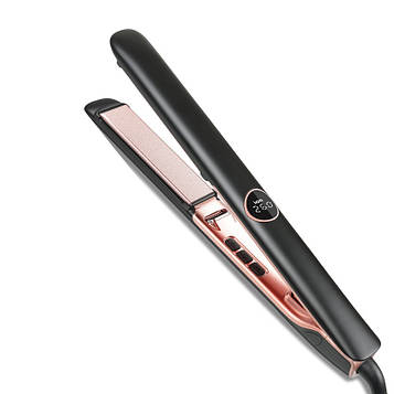 Професійний вирівнювач Hots Professional Tourmaline Ceramic Led Ionic Matt Black (HP-112)