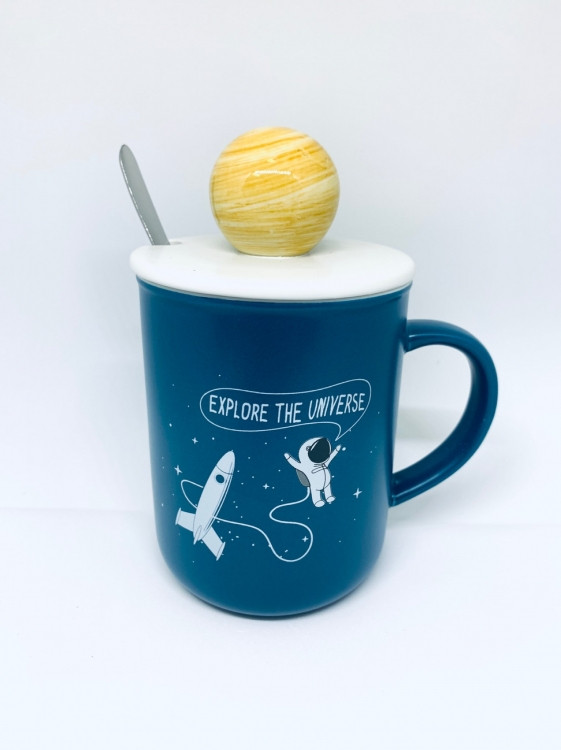 Кружка Explore з кришкою і ложкою, фото 1