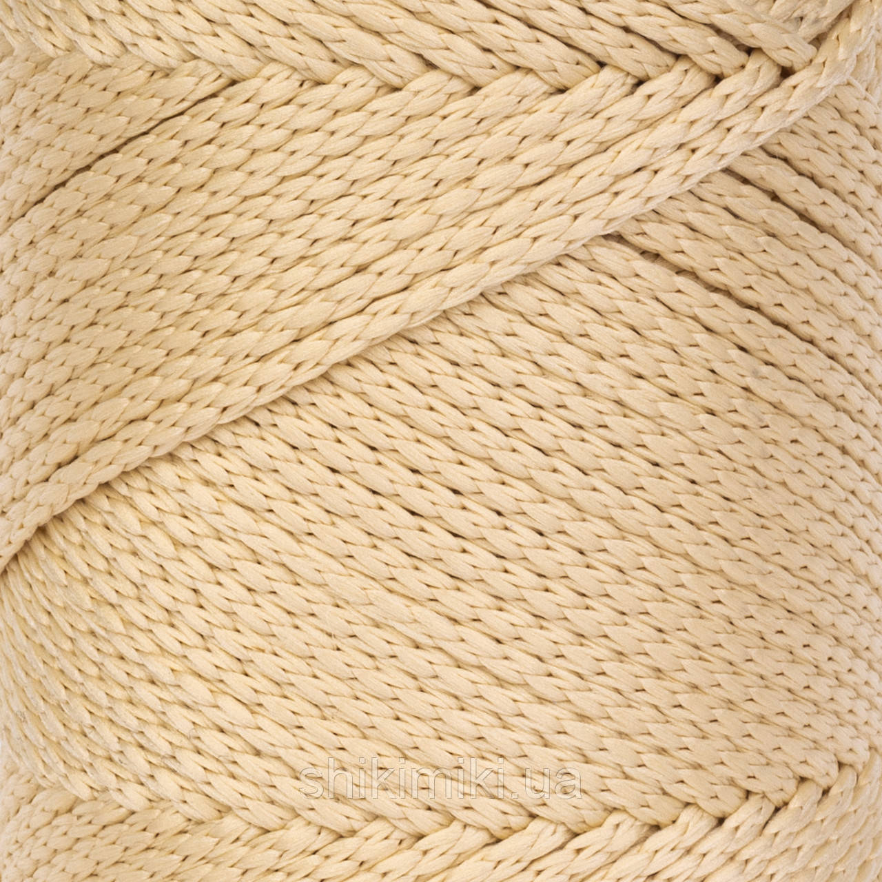 Шнур поліефірний Matte Macrame 3 mm, колір Солом'яний