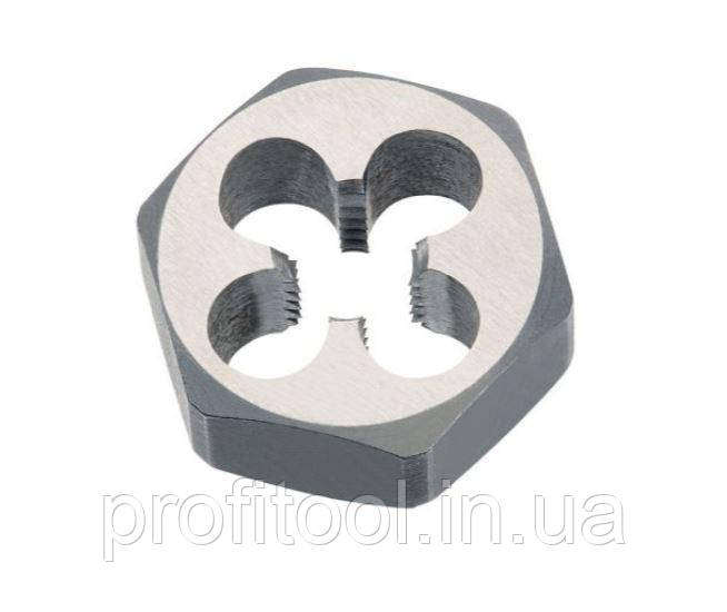 Плашка VOLKEL - 8-UN HEX 1,1/2"х8; HSS; DIN 382; 70x30 мм (24174)
