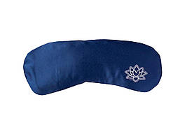 Подушка для очей Mako-Satin Bodhi з лавандою темно-синя 23х11 см