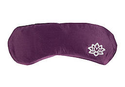 Подушка для очей Mako-Satin з лавандою баклажанова 23*11 см