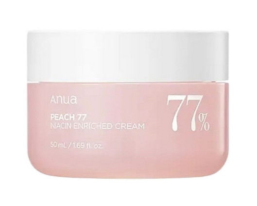 Зволожувальний крем з ферментованим персиком Anua Peach 77 Niacin Enriched Cream 50 мл