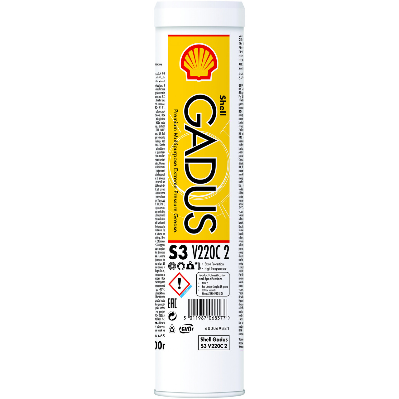 Мастило Shell Gadus S3 V220C 2, 400 г