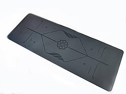 Килимок для йоги Amber Ganesh Align чорний 183x68x0.5 см (BH)