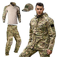 Комплект форменої куртки HAN WILD M88 + штани + убаки + кепка multicam