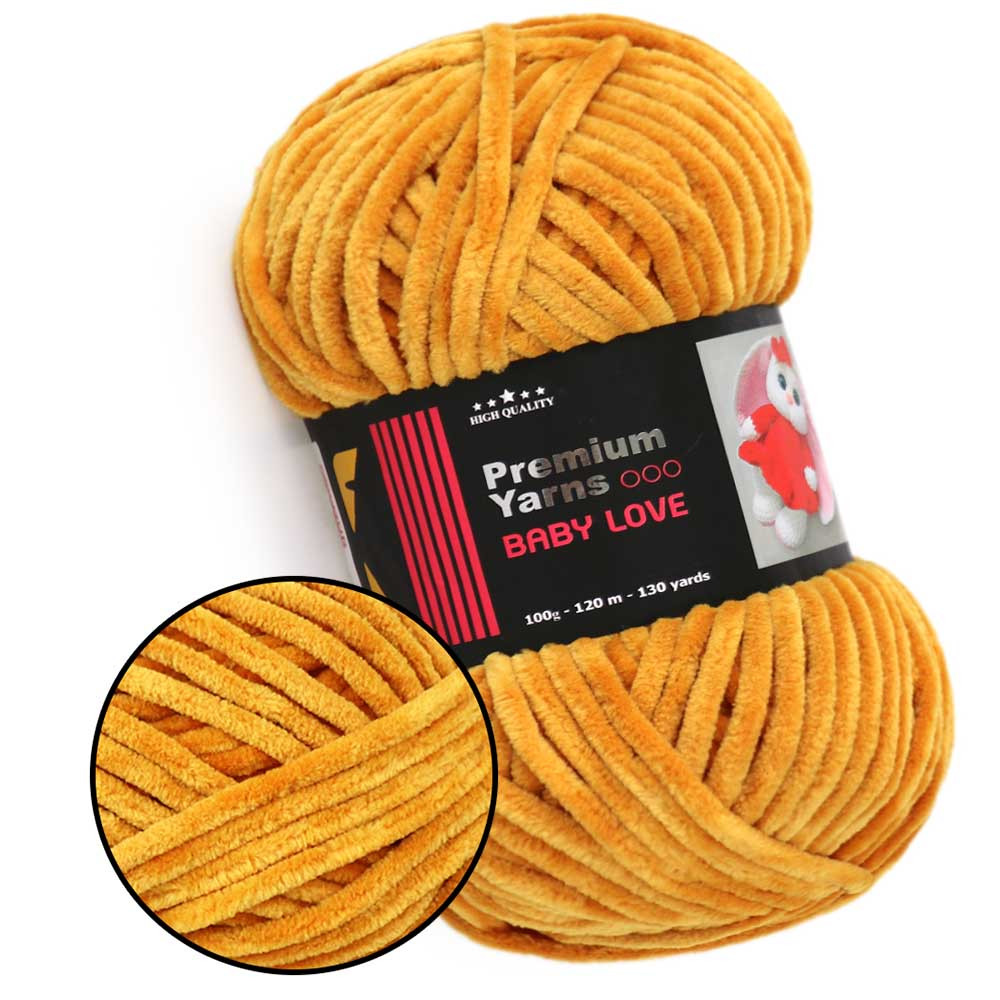 Premium Yarn Baby Love, Гірчиця No330
