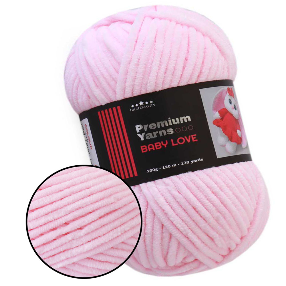 Premium Yarn Baby Love, Рожевий No319