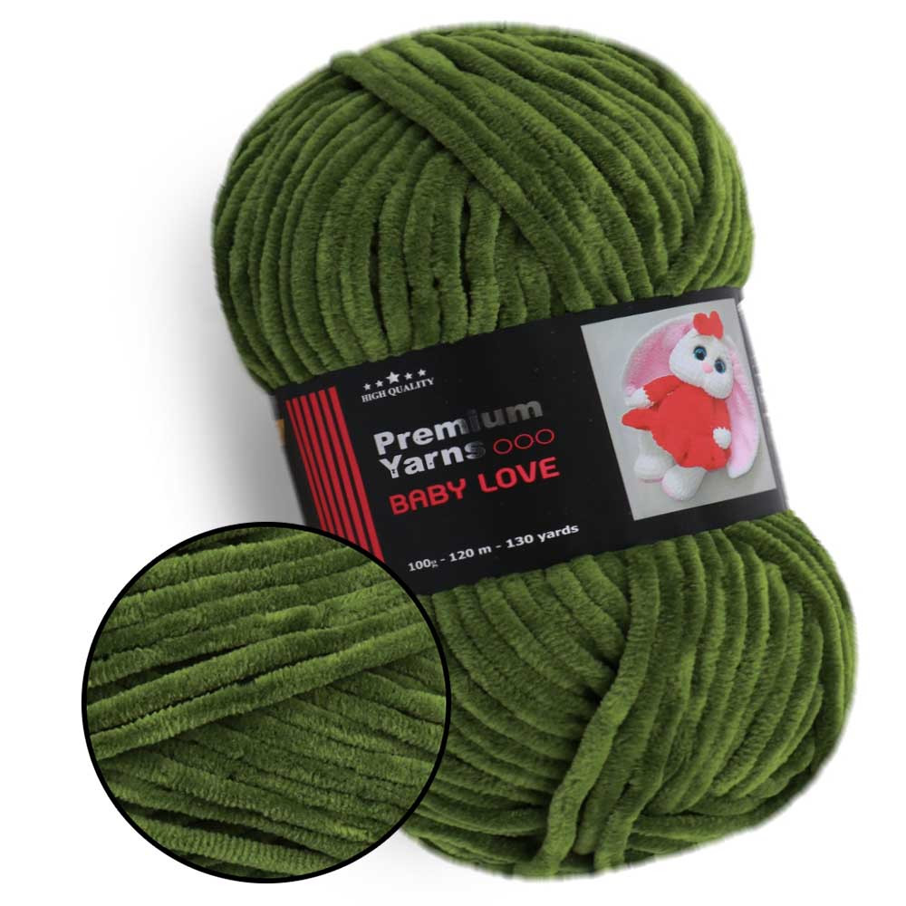 Premium Yarn Baby Love, Зелений No361