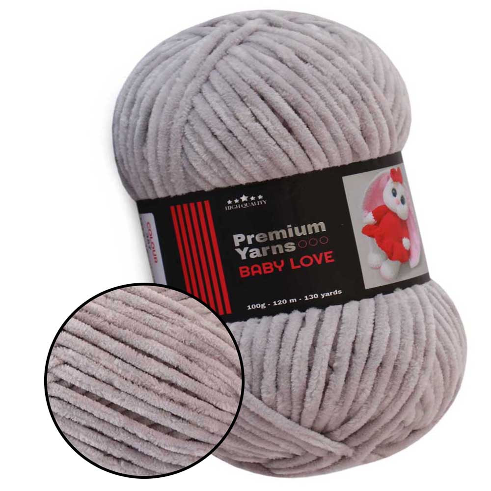 Premium Yarn Baby Love, Сіро-блакитний No357