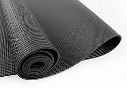 Килимок для йоги Nilam Amber 173x61x0.4 см чорний (BH)