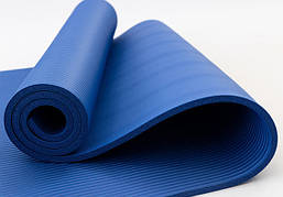 Килимок для йоги, фітнесу та пілатесу Urban Fit Amber 183x61x1 см синій (BH)