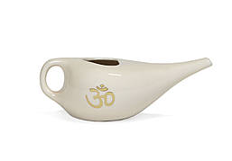 Неті-пот з символом ОМ Bodhi кремовий