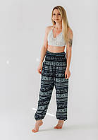 Східні штани із широкою гумкою Elephant Midnight RAO WEAR унісекс One Size зріст 175-185 см темно-синій (BH)