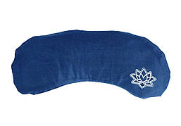 Подушка для очей Lotus Bodhi з лавандою темно-синя 23*11 см