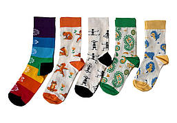Набір шкарпеток RAO Socks Йога "Який ти йог" 5 шт (36-38) (BH)