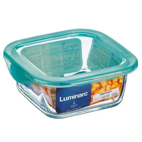 Контейнер для харчових продуктів 0,38л квадратний скло P5522 Keep'n Box Luminarc