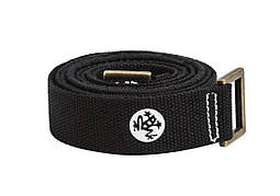 Ремінь-переноска для йога-мату Commuter Manduka 173 x 4 см чорний (BH)