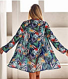 Роздільний купальник із парео - темно-синій S (KUP-BLUE-PAREO), фото 3