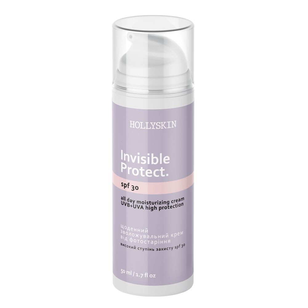 Щоденний зволожувальний крем від фотостаріння HOLLYSKIN Invisible Protect SPF 30