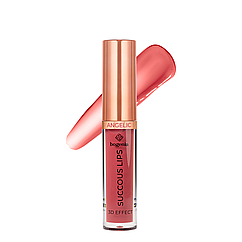 Помада для губ рідка Bogenia Angelic 3D Effect з вітаміном E BG711, 001 Melancholy