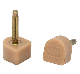 Набійки поліуретанові на штирі BISSELL штир 2.5мм цвет бежевий